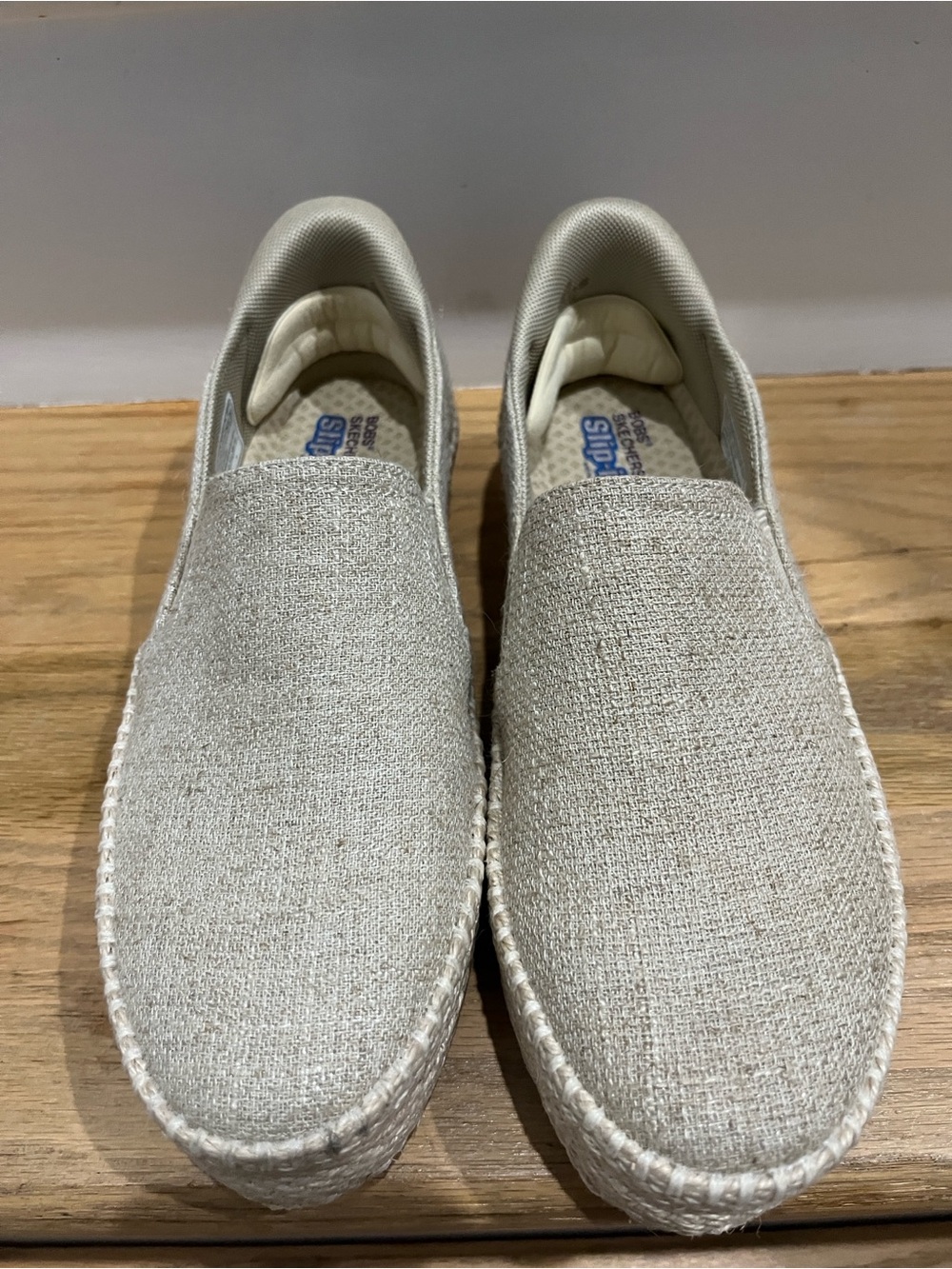 BOBS from Skechers Women's Slip-On Espadrilles - Light Beige